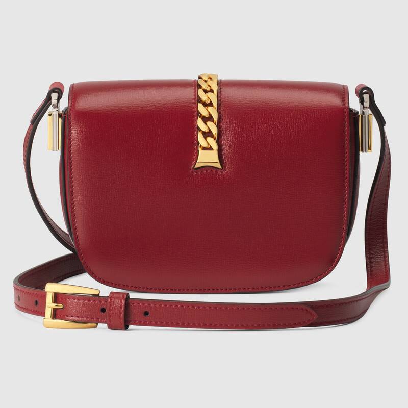 Gucci Sylvie 1969 Mini Shoulder Bag 615965 Red